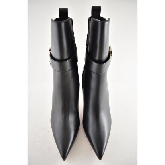 Christian Louboutin SO CL Chelsea Booty 85 Black Leather Ankle Heel Bootie 37.5 - Picture 7 of 14